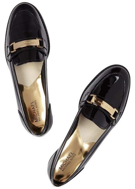 leather womens loafer with small tongue michael kors|Michael Kors Women's Loafers and Oxfords .